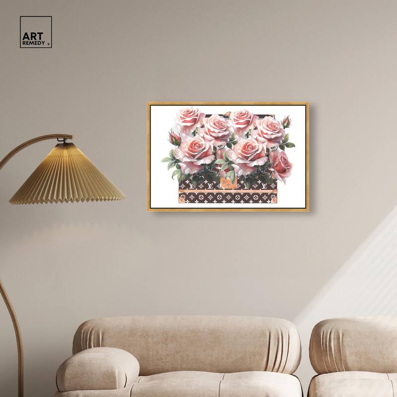 Doll Memories - Stylish Roses Canvas by Art Remedy