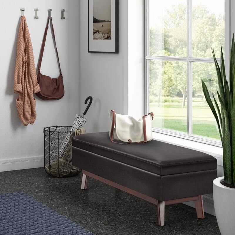 WYNDENHALL Ethan Mid Century Modern Table Ottoman