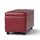 preview thumbnail 44 of 128, WYNDENHALL Essex 34-in. Wide Rectangular Storage Ottoman