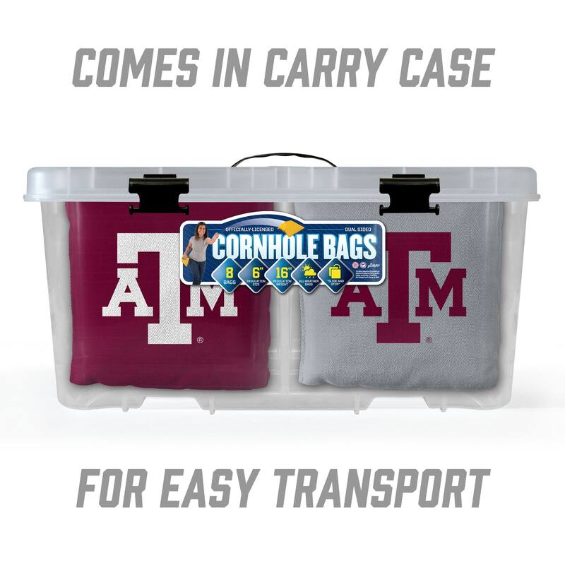 Texas A&M Aggies NCAA Dual Sided Pro Stop & Slide Cornhole Bags