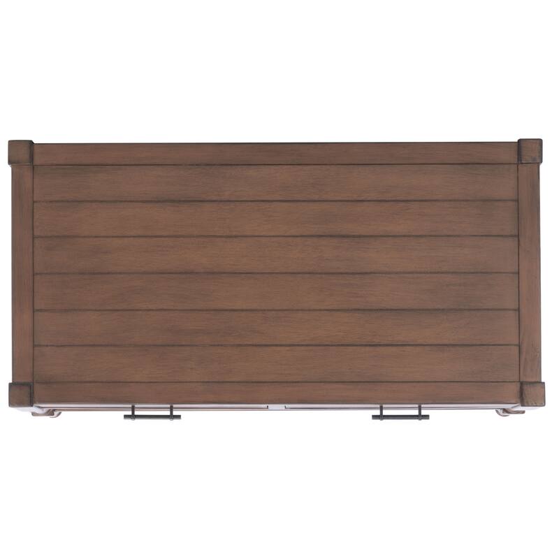 SAFAVIEH Alene 2-Drawer Bottom Shelf Coffee Table - 37.8" W x 19" L x 19" H - 38Wx19Dx19H