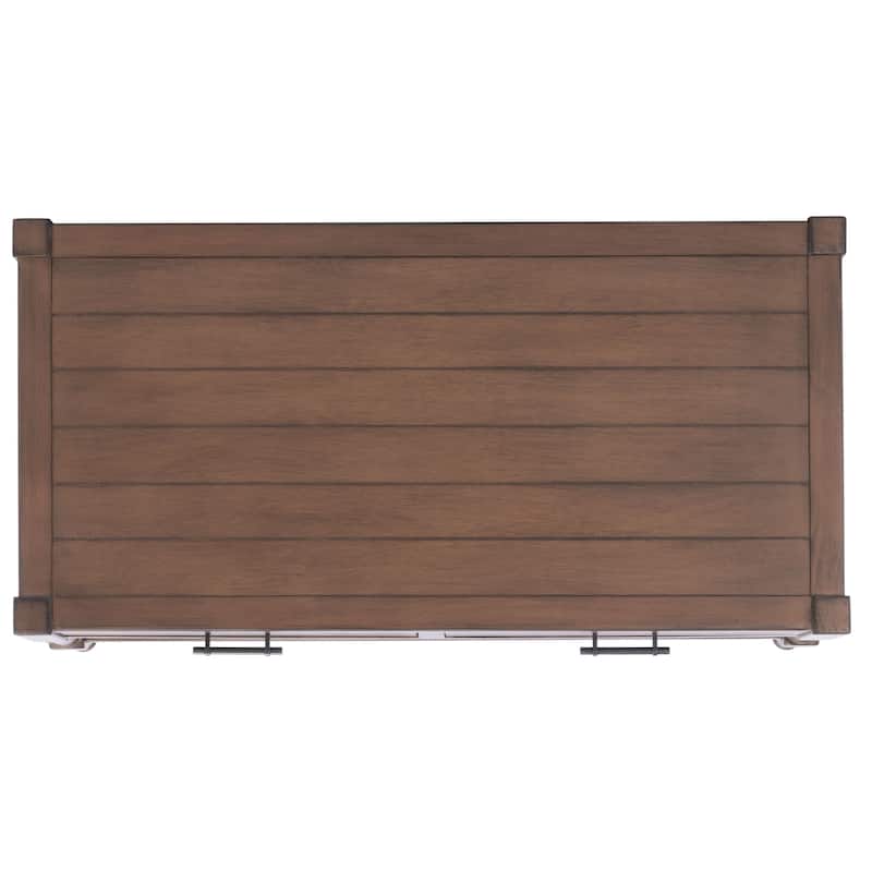 SAFAVIEH Filbert 2-Drawer Bottom Shelf Coffee Table - 37.8" W x 19" L x 19" H