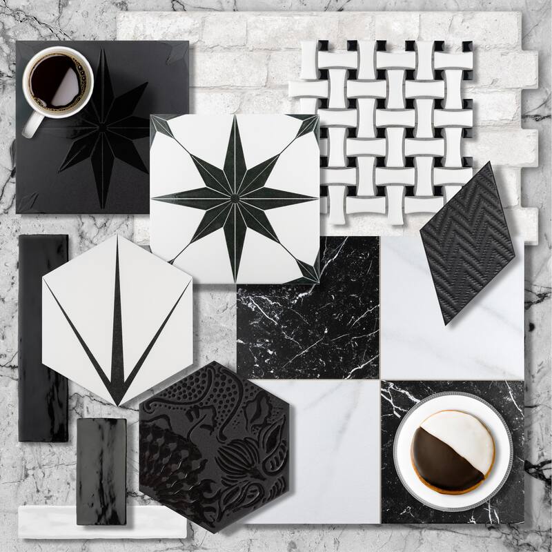 Merola Tile Manhattan Blanco 12-1/4" x 21" Porcelain Wall Tile
