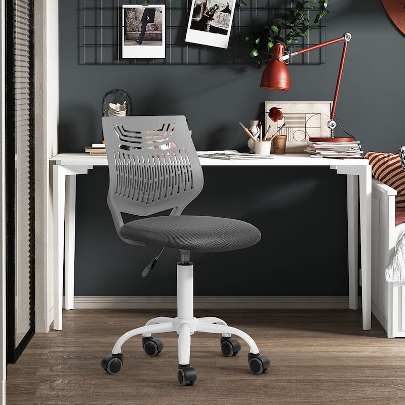 Homylin Teen Mesh Task Chair Swivel Height Adjustable for Students