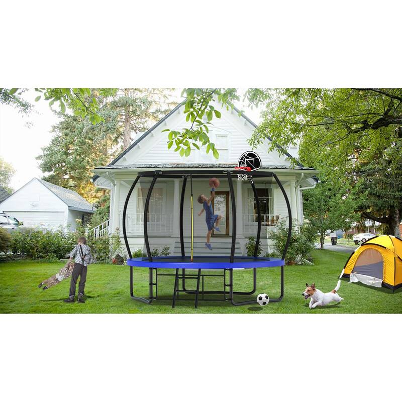 Spacious Design Trampoline Solid Base Structure, Safety Pad For Kid