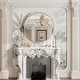 preview thumbnail 46 of 61, Round Tempered Glass and Metal Framed French Cleat Mounted Wall Bathroom / Vanity Mirror