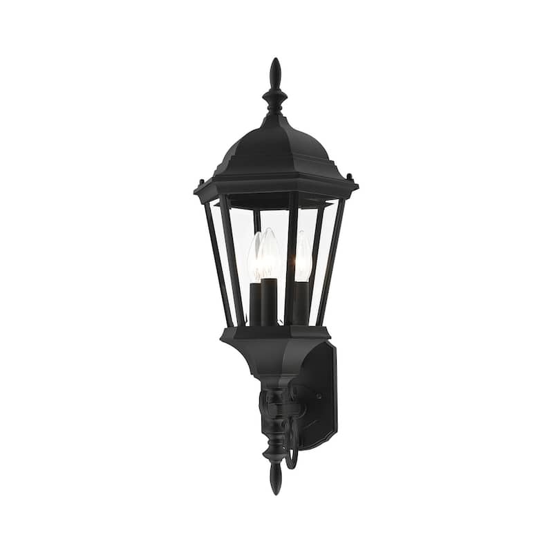 Livex Lighting Hamilton 3 Light 25" Tall Outdoor Wall Sconce