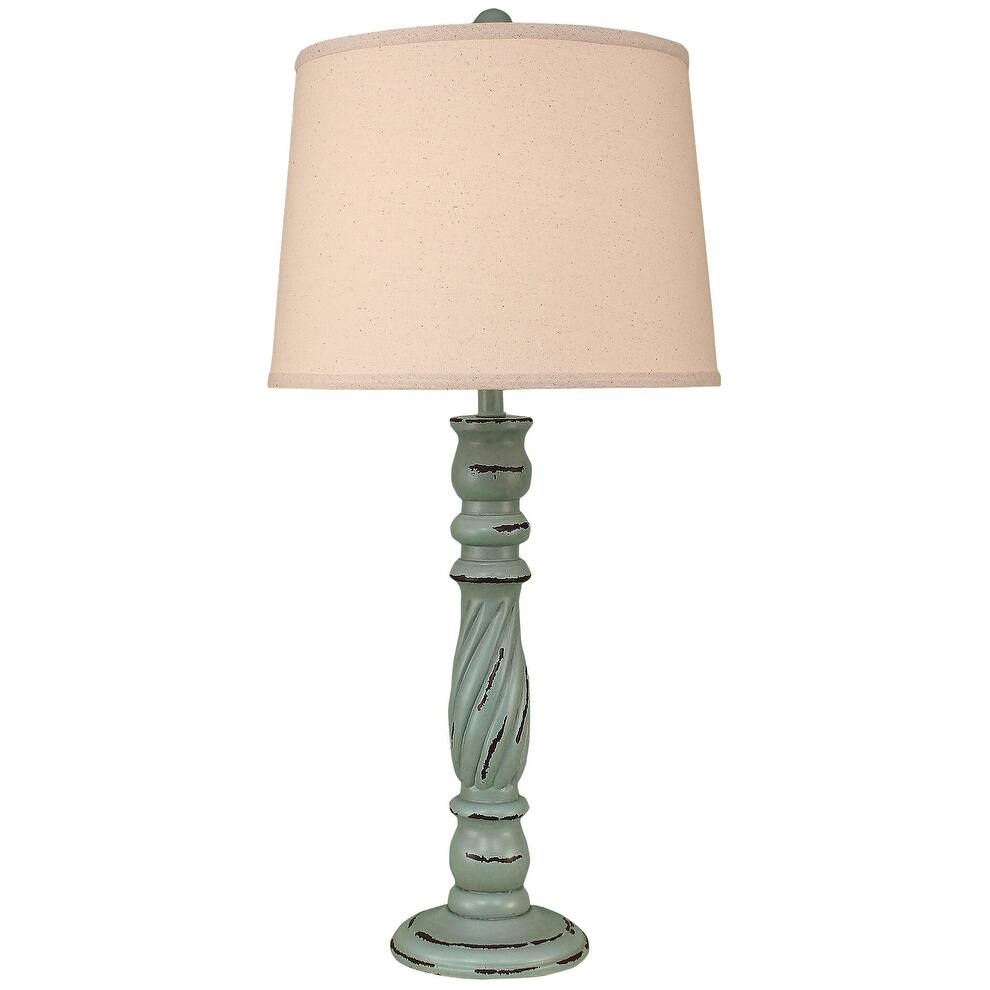 DISCONTINUED - Casual Swirl Candlestick Table Lamp