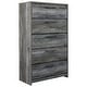 preview thumbnail 6 of 22, Baystorm Gray Chest of Drawers