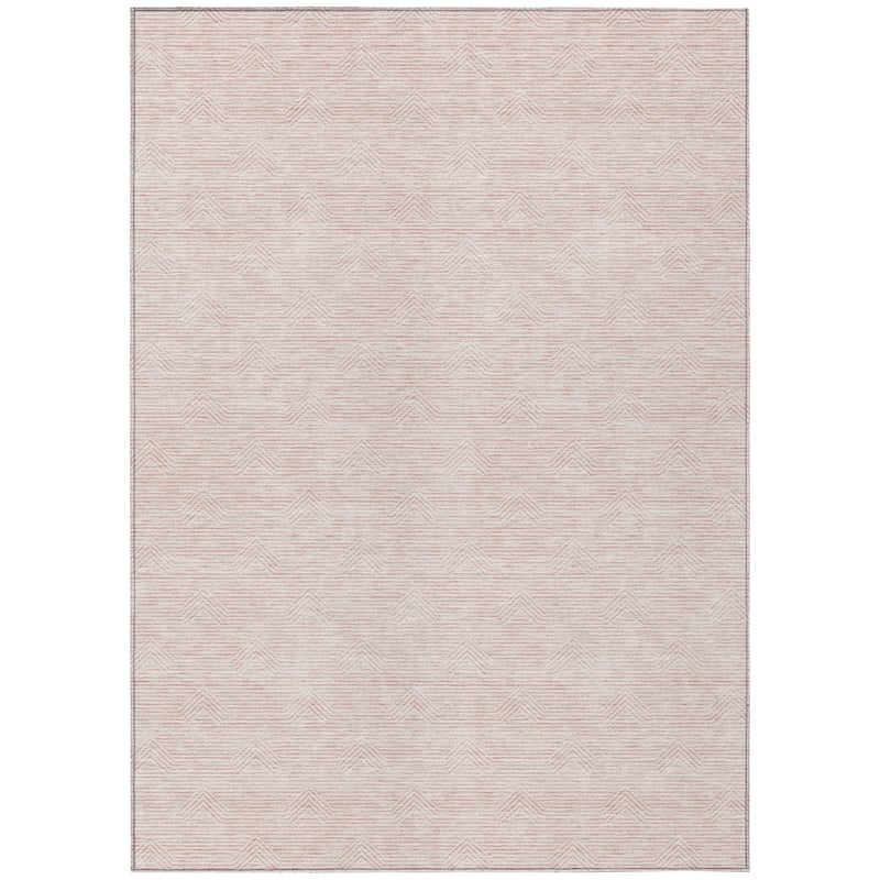 Machine Washable Indoor/ Outdoor Chantille Contemporary Stripe Rug