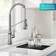 preview thumbnail 4 of 49, KRAUS Allyn Commercial 2-Function 1-Handle Pull Down Kitchen Faucet