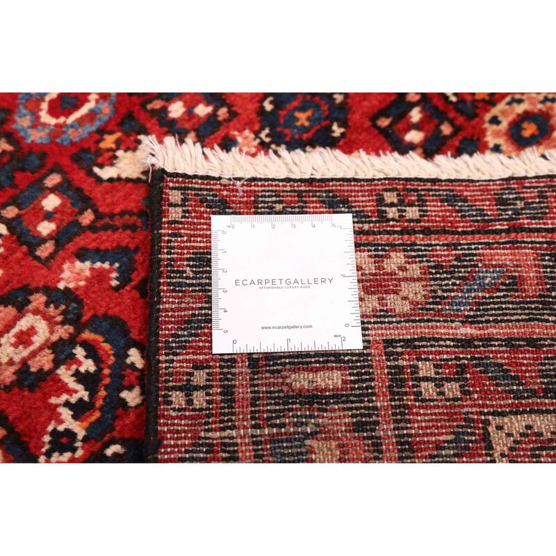 ECARPETGALLERY Hand-knotted Andelz Red Wool Rug - 3'2 x 13'0