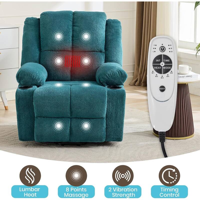150°Adjustable Lay Flat Power Lift Recliner Sofa Chair for Elderly, Living Room