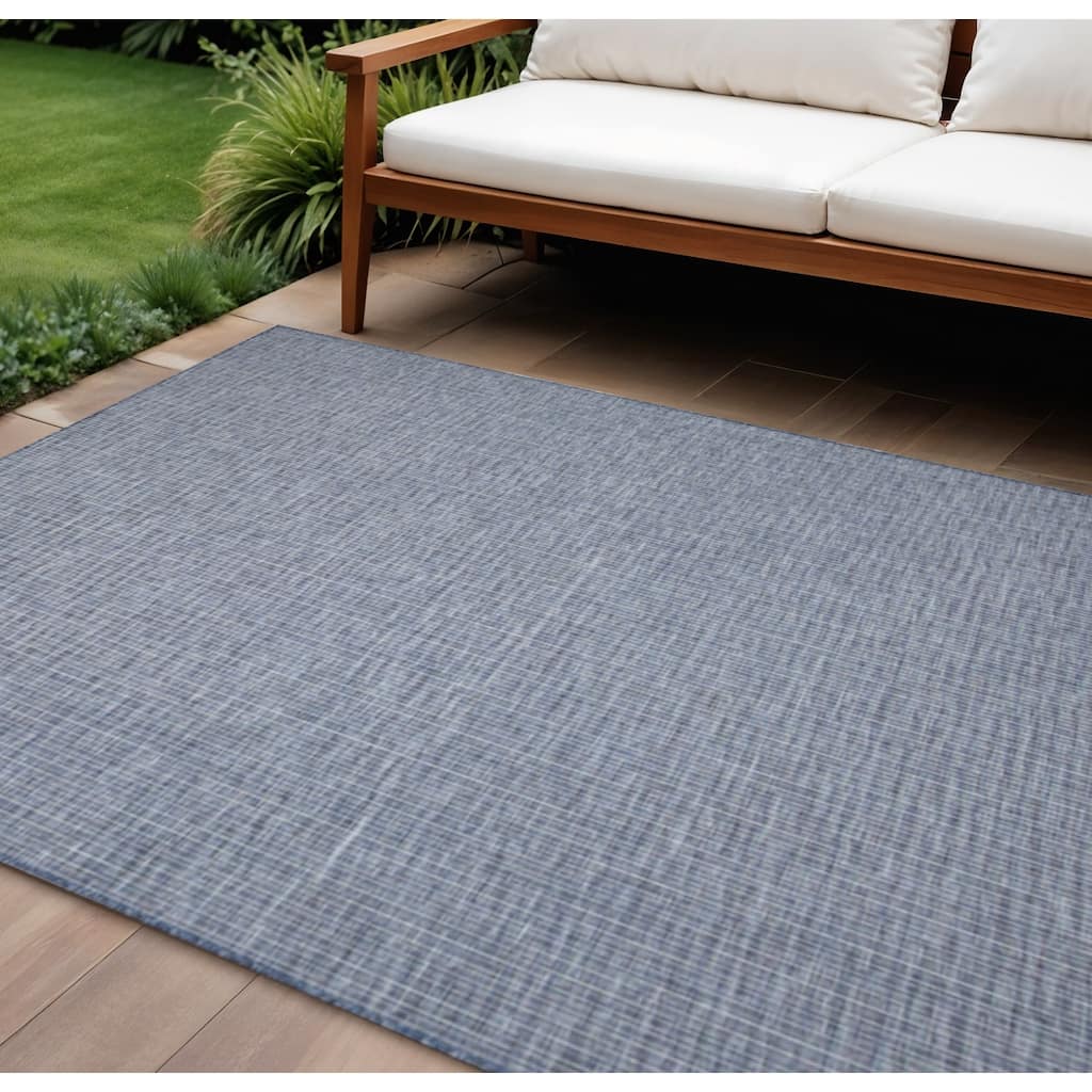 HomeRoots Contemporary Rectangle Outdoor Rug - 10' X 14'