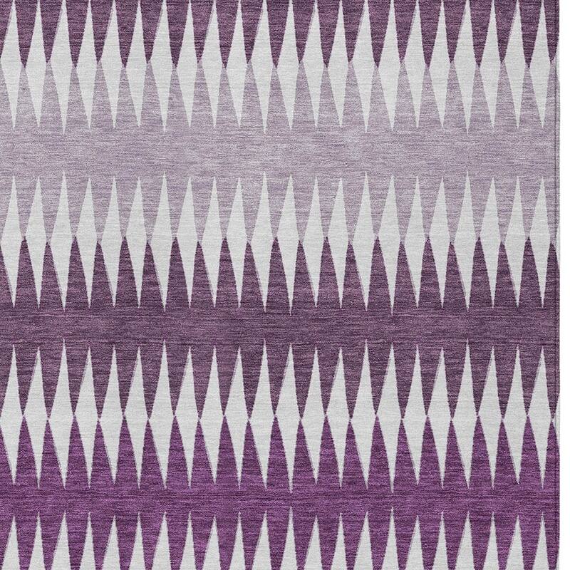 HomeRoots Striped Transitional Rectangle Outdoor Rug