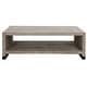 preview thumbnail 1 of 3, Uttermost Bosk White Washed Coffee Table - 54"W x 18"H x 30"D Beige - 54"W x 18"H x 30"D