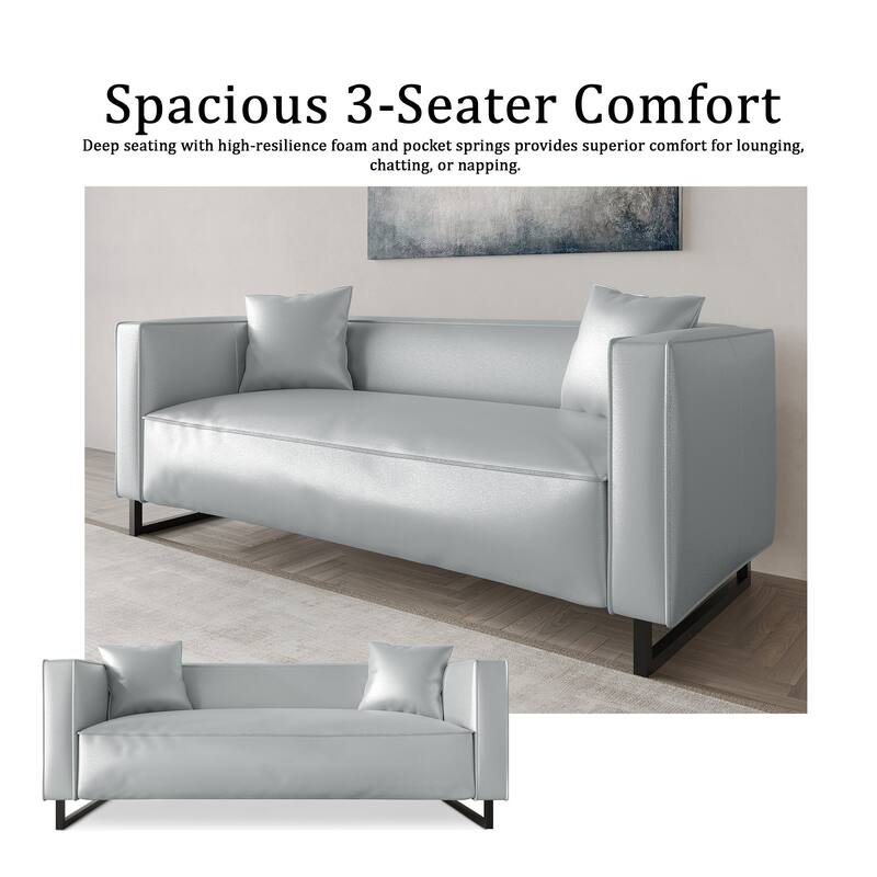 CraftPorch Mid Century Modern 3- Pieces Upholstered Living Room Set