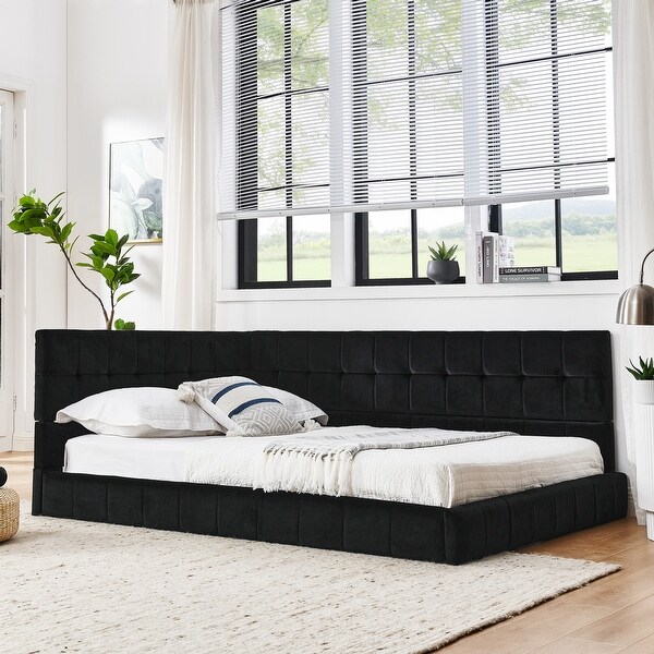 Full Size Upholstered Daybed Velvet Sofa Bed Frame Corner Beds On Sale Bed Bath Beyond 41289819