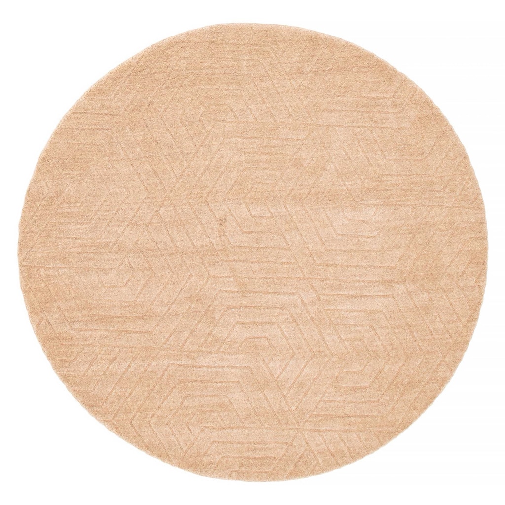 Kashkuli Gabbeh Tan Rug 5'4" x 5'4" - 5'4 x 5'4