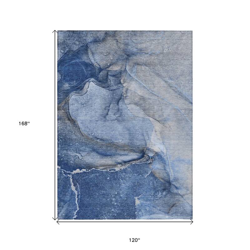 Fami Artistic Abstract Weather Resistant Versatile Elegance Outdoor Rug