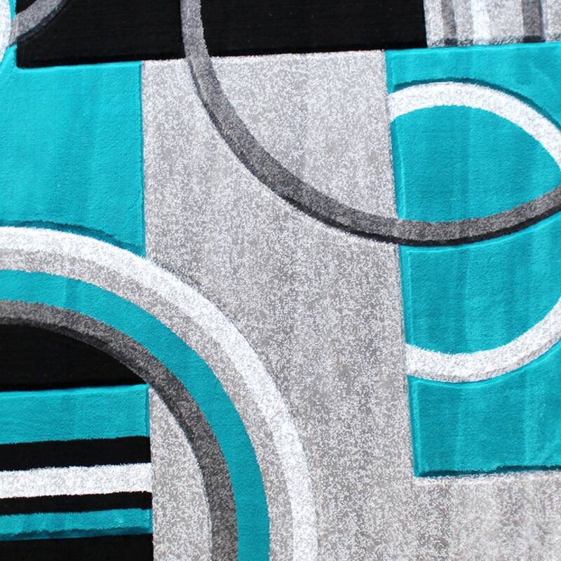 Modern Geometric Design Abstract Area Rug