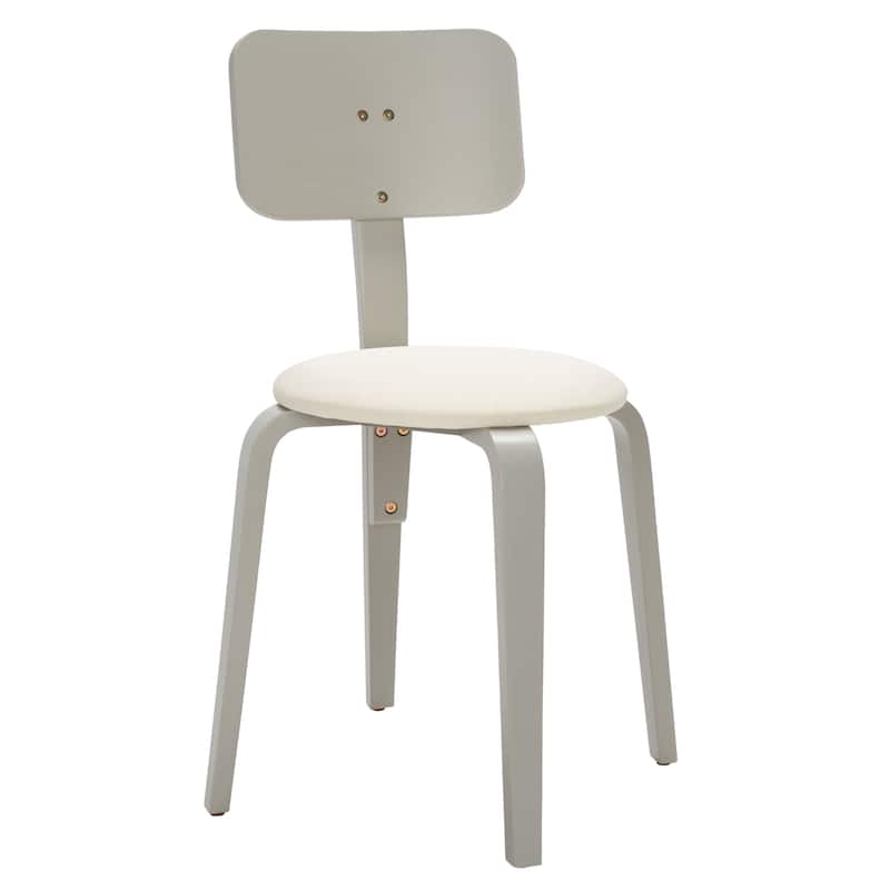 SAFAVIEH Alwine Upholstered Stackable Dining Chair (Set of 2) - 23Wx23Dx33H