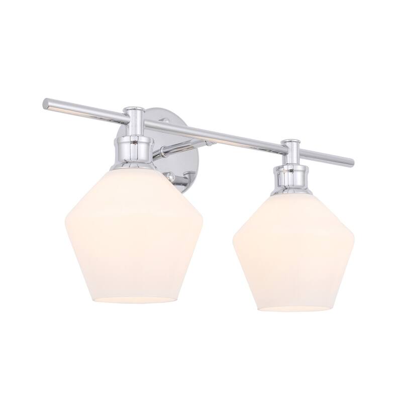 Gerald 2-Light Wall Sconce - 19.1/10.2 - 19.1/10.2
