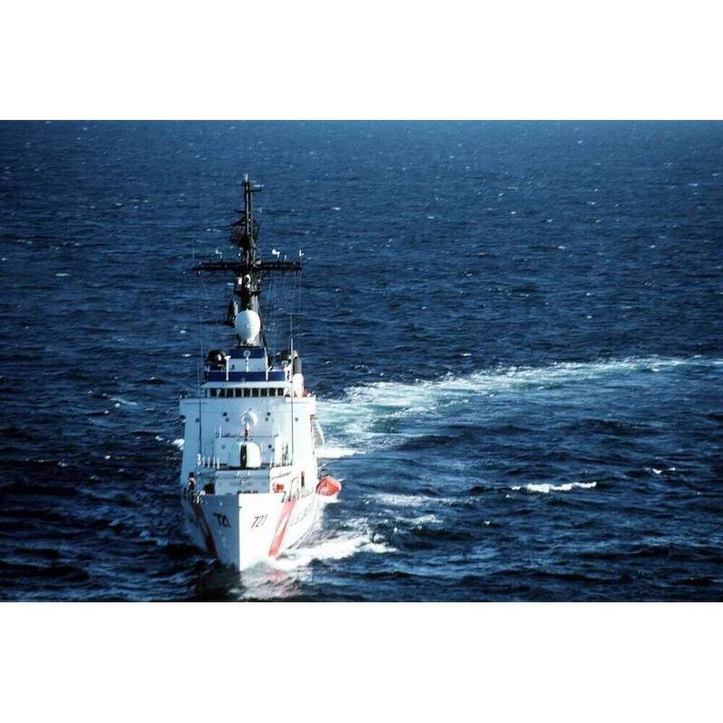 USCGC Gallatin WHEC-721 36 Inches L Ship Model - Multi-Color