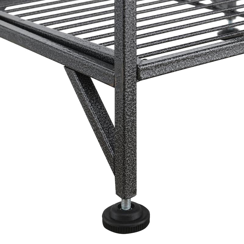 Convenience Concepts Xtra Storage 3 Tier Wide Folding Metal Shelf