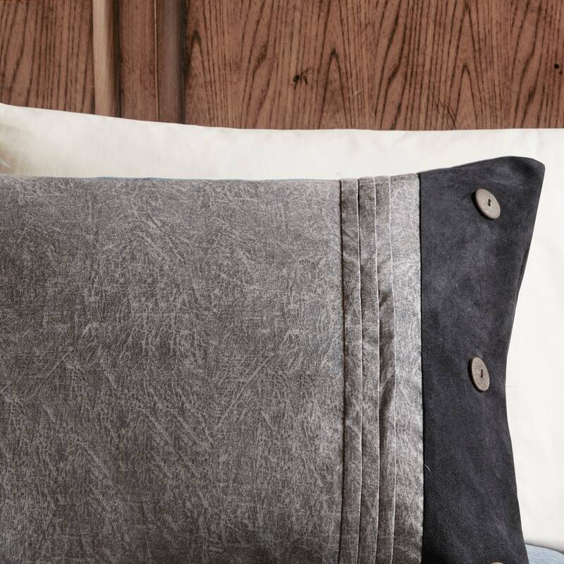 Madison Park Westbrook 7 Piece Faux Suede Comforter Set