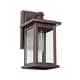 preview thumbnail 7 of 8, 1 Light Outdoor Wall Light Wall Lantern Sconce with No Bulbs Included - As picture
