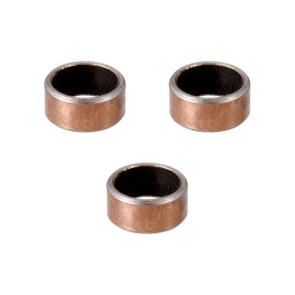 Sleeve (Plain) Bearings 8mm x 10mm x 5mm Wrapped Oilless Bushings 3Pcs