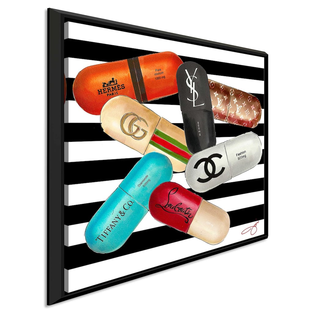 "Designer Drugs" by Jodi Print on Floating Canvas