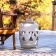 preview thumbnail 37 of 78, Lucky Coins 16" Chinese Ceramic Drum Garden Stool