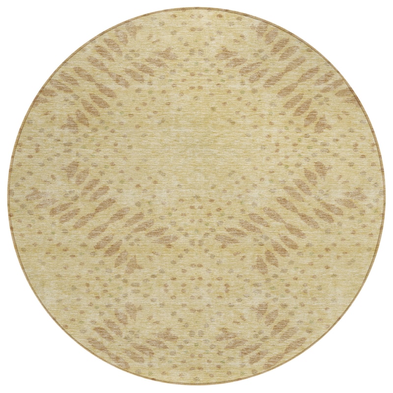 HomeRoots Floral Transitional Rectangle Outdoor Rug
