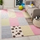 preview thumbnail 3 of 18, SAFAVIEH Handmade Kids Hilligje Wool Rug 3' x 5' - Blue/Pink - Rectangle