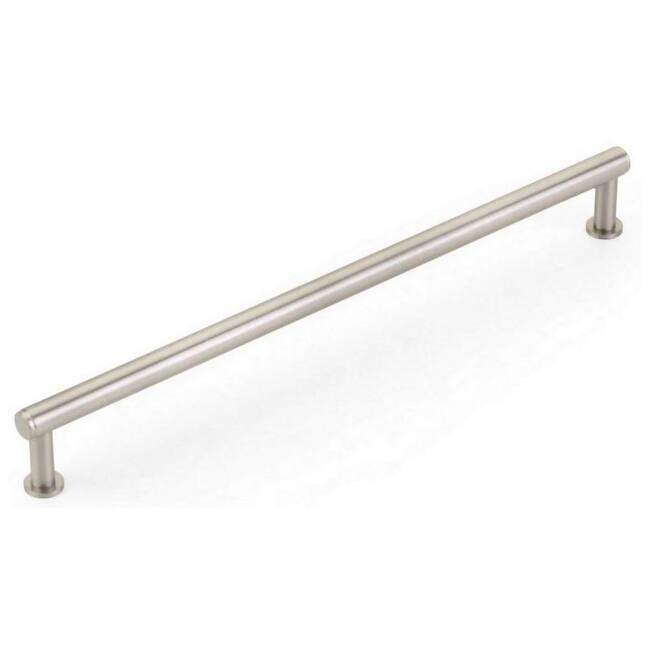 Schaub and Company Pub House 10" Center to Center Smooth Bar Solid - Brushed Nickel