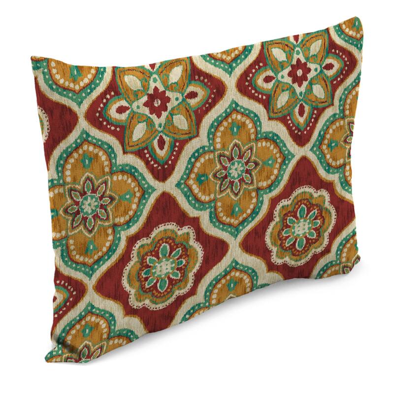 18" x 12" Outdoor Lumbar Throw Pillow - Set of 2 - 12'' L x 18'' W x 4'' H