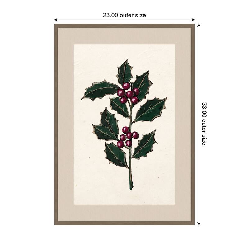 Kate and Laurel Sylvie Framed Canvas Silver and Pine 21 by Pam Vale