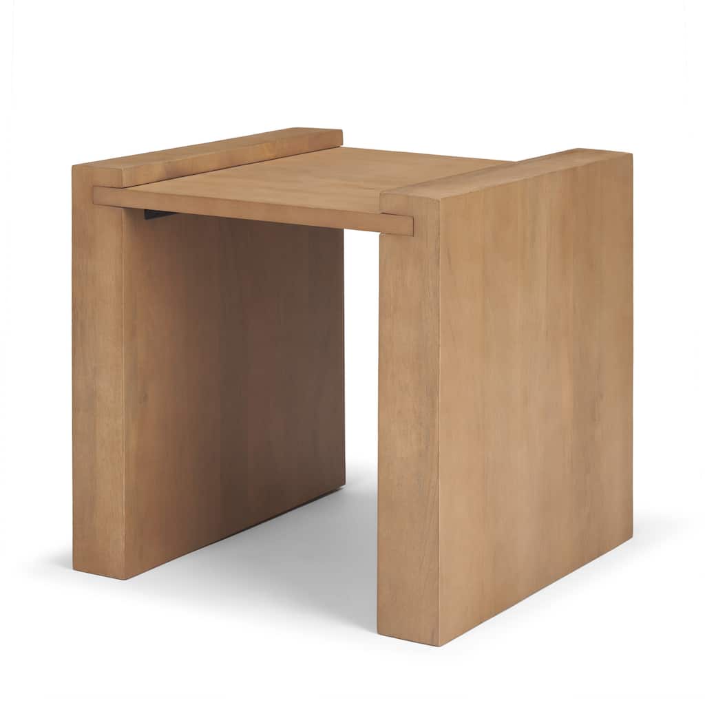 Wesson Light / Dark Brown Wood Accent Table