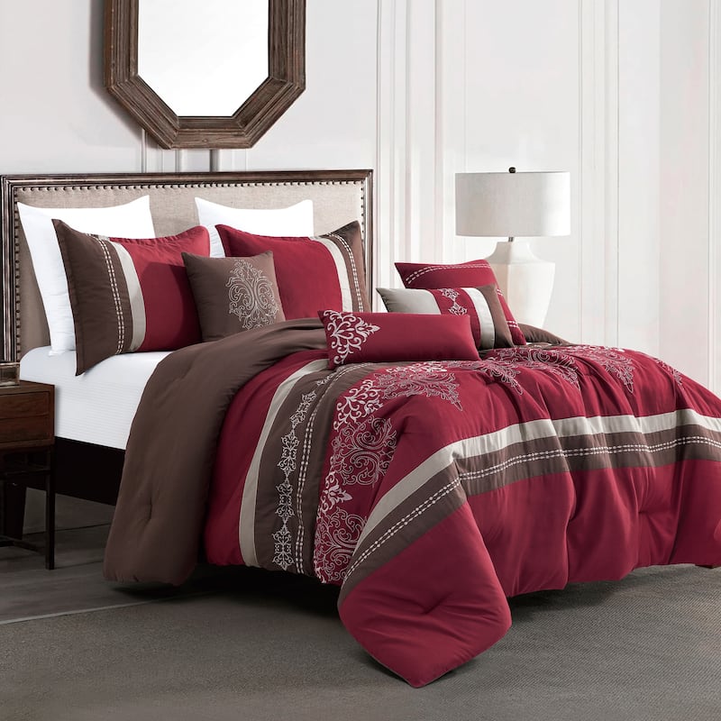 AUREAR Luxury 7 Piece Comforter