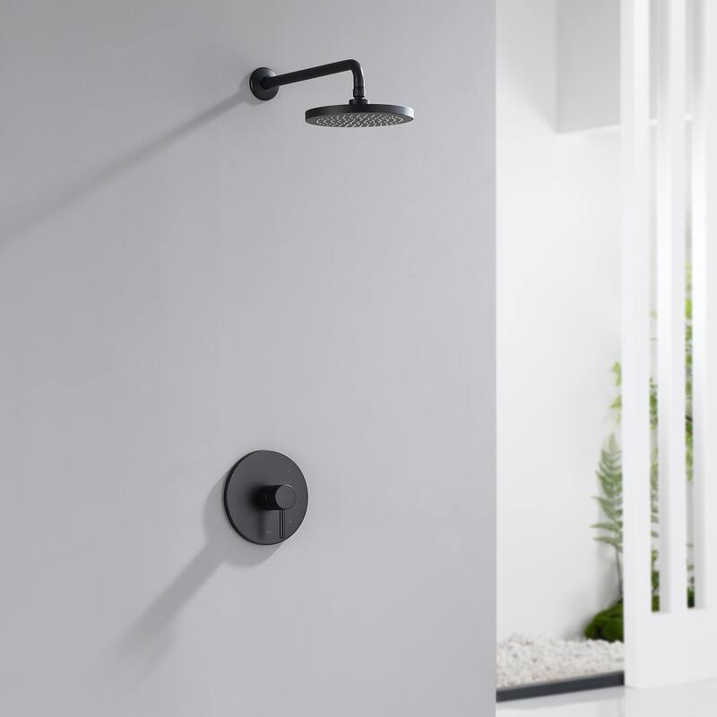 Luxier SS-B02 Single Handle 1-Spray Shower Faucet (Valve Included)