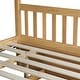 preview thumbnail 13 of 11, Full Over Full Rubber Wood Bunk Bed with Twin Size Trundle,Convertible Ladder and Guardrail