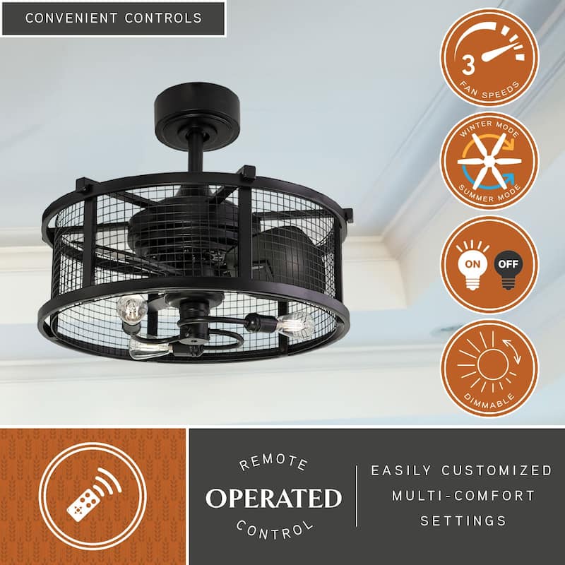 Carbon Loft Montrese 21-inch Ceiling Fan