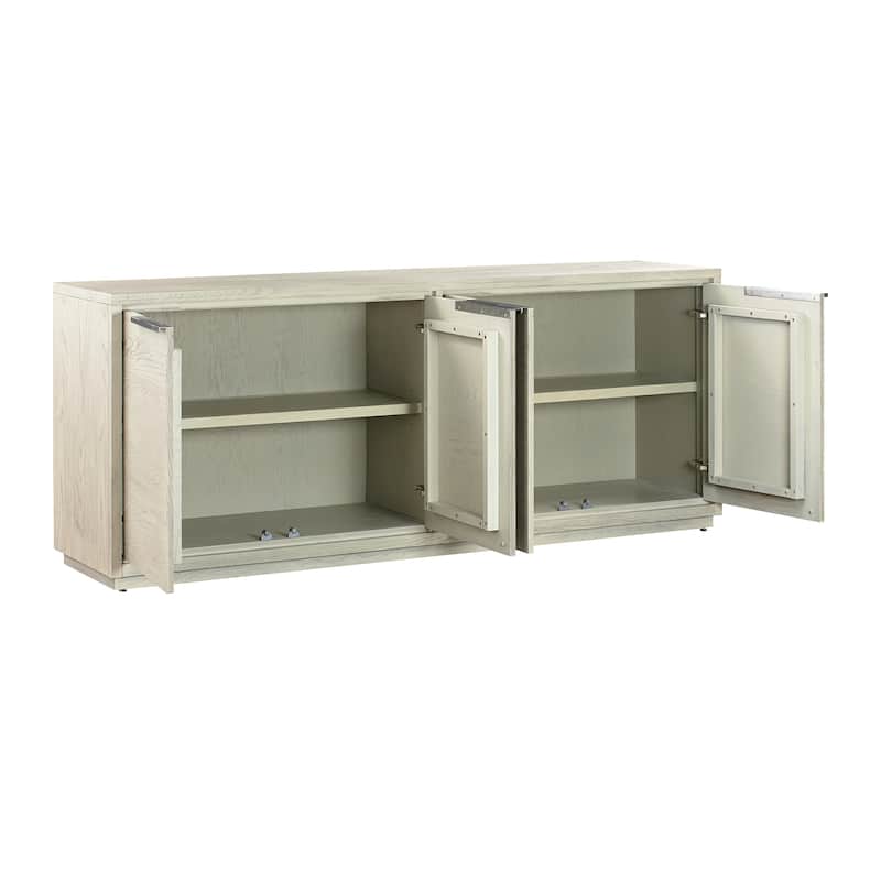 Abbey Modern Solid Wood 4 Door Buffet