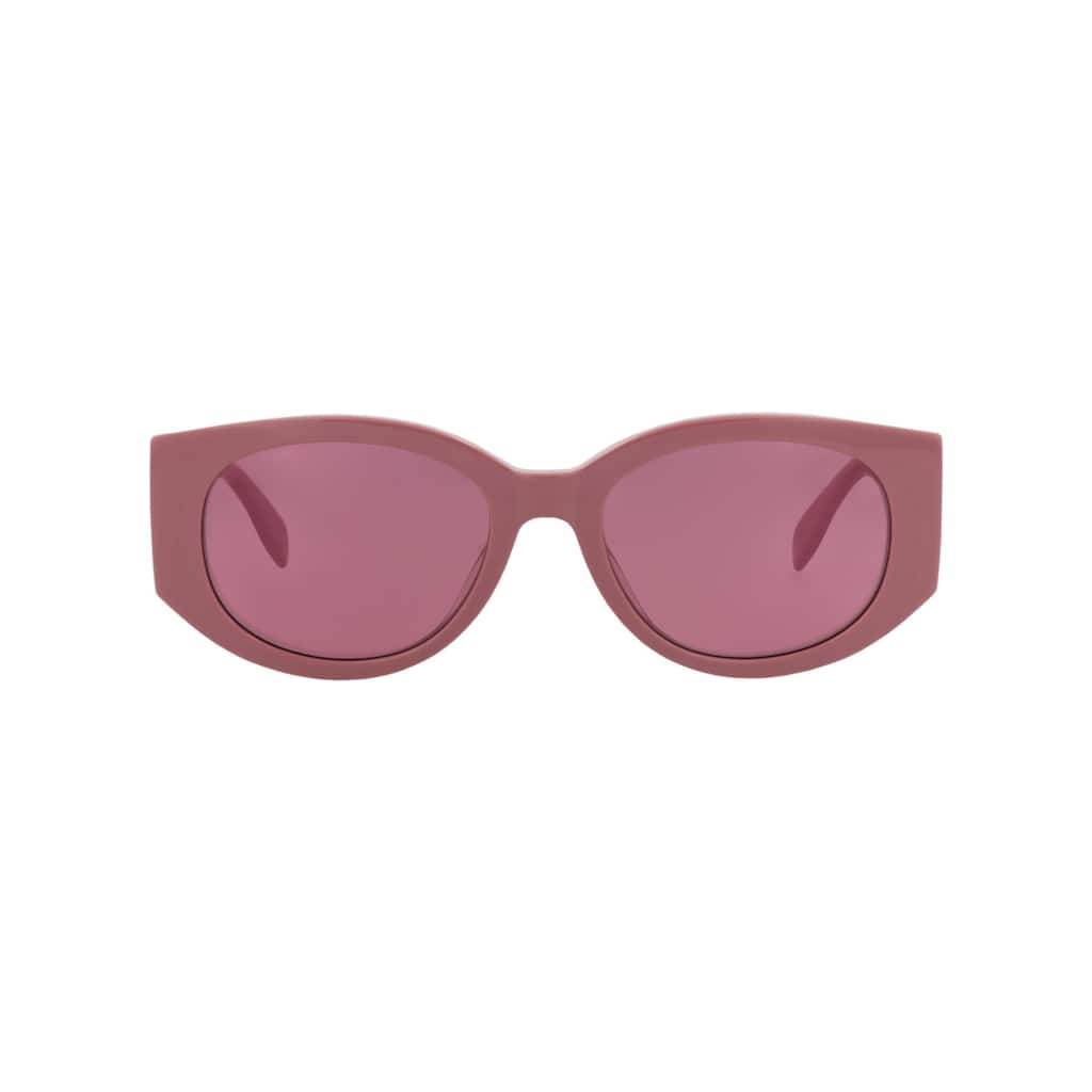 Alexander McQueen Round-Frame Recycled Acetate Sunglasses