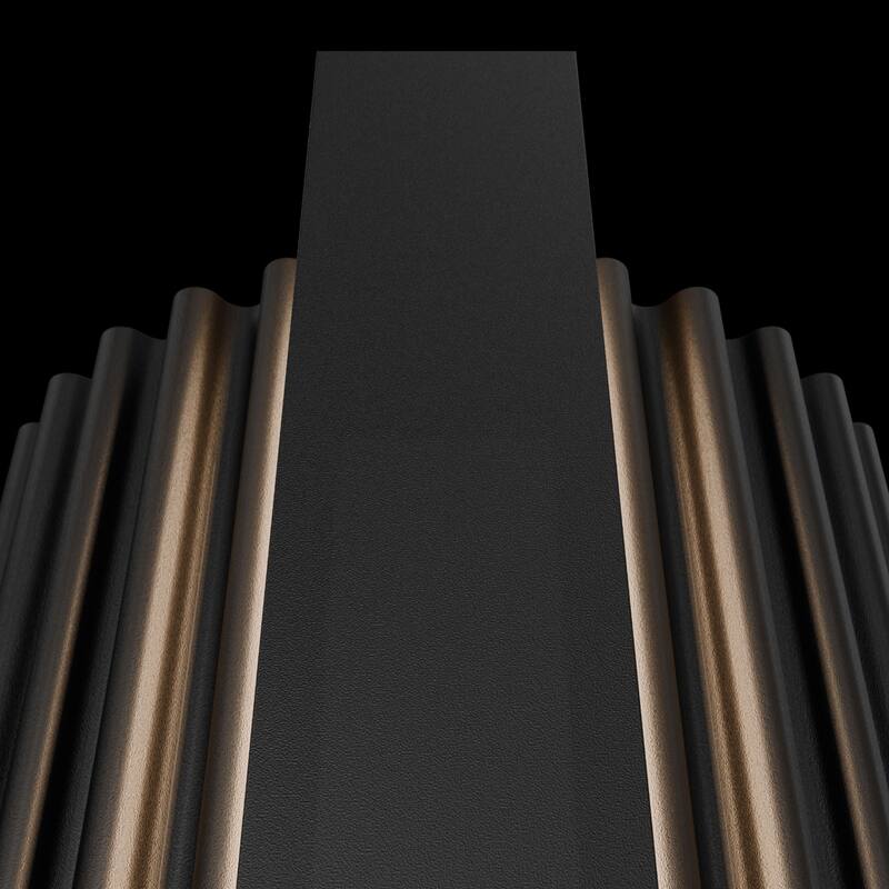 Krimp 36in LED Outdoor Wall Light 3000K in Black