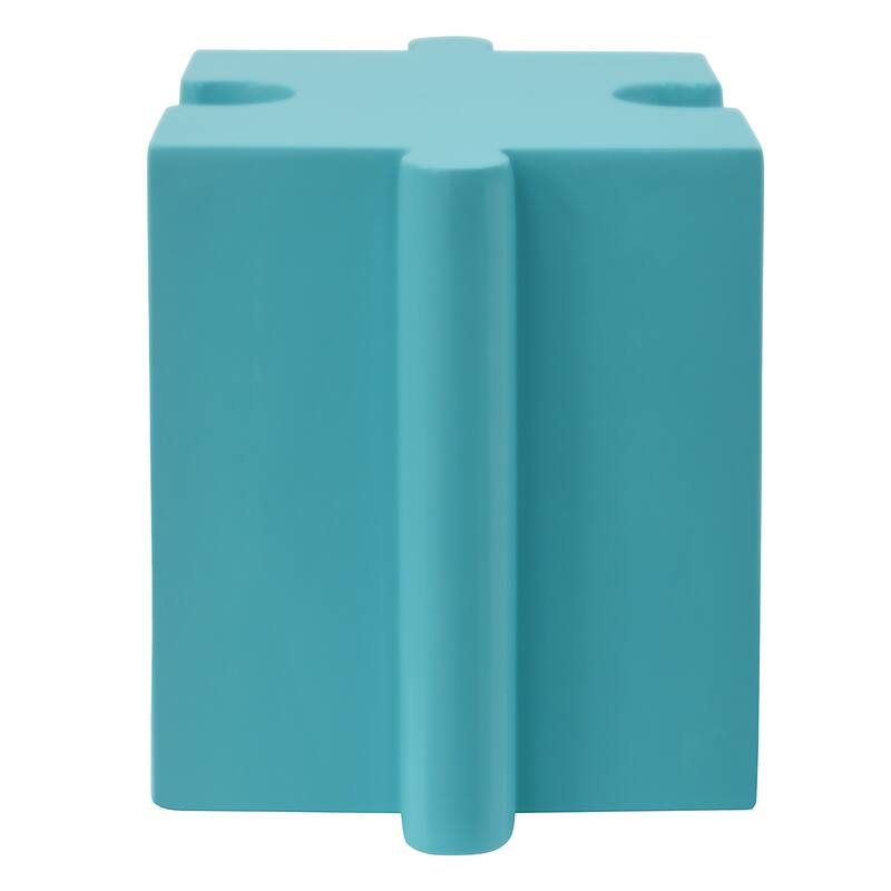 Puzzle Art Side Table, Modular Concave Edge MGO Table - Buy Singles or Combine for Custom Layouts, Indoor & Outdoor