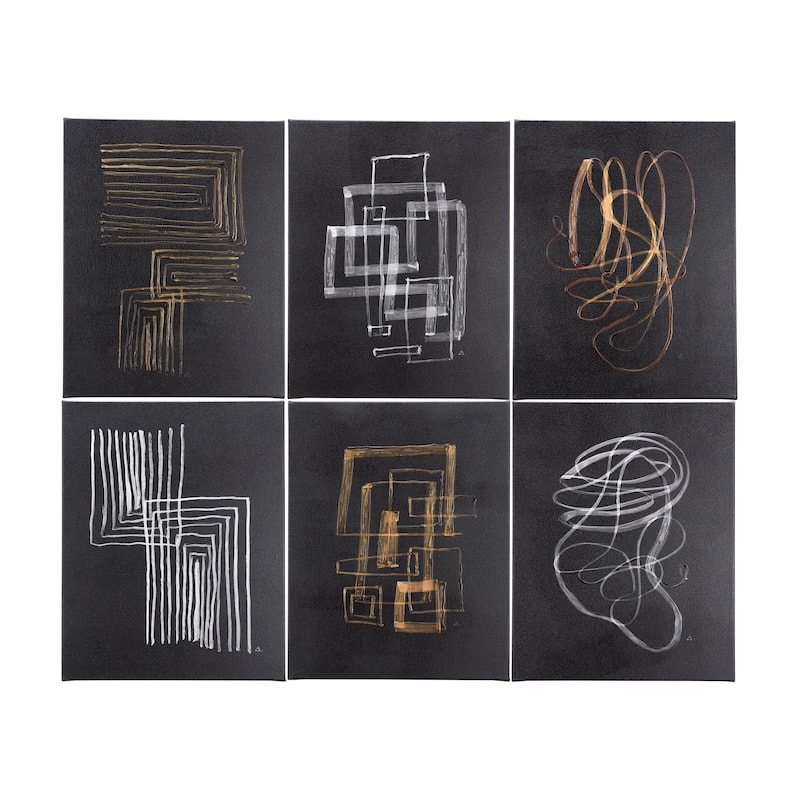 Lines IV (20 x 25) Canvas Art Print