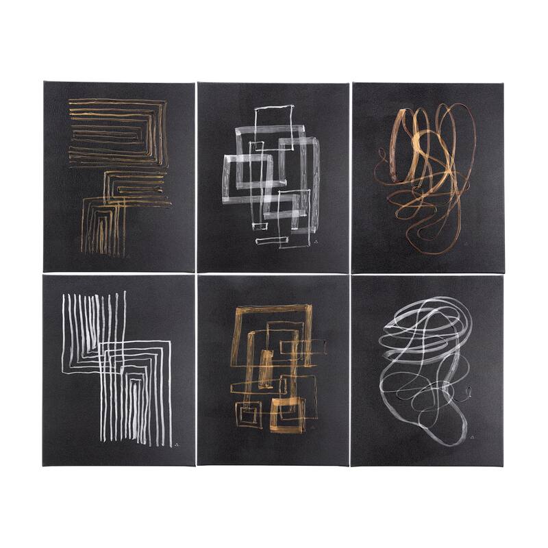 Lines V (20 x 25) Canvas Art Print